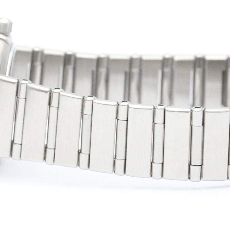 Pre Owned Omega MOP Diamonds Stainless Steel Constellation 1567.76 Quartz Women's Wristwatch 22 mm