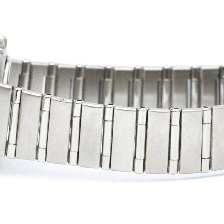 Pre Owned Omega Silver Stainless Steel Constellation 1562.31 Quartz Women's Wristwatch 22 mm