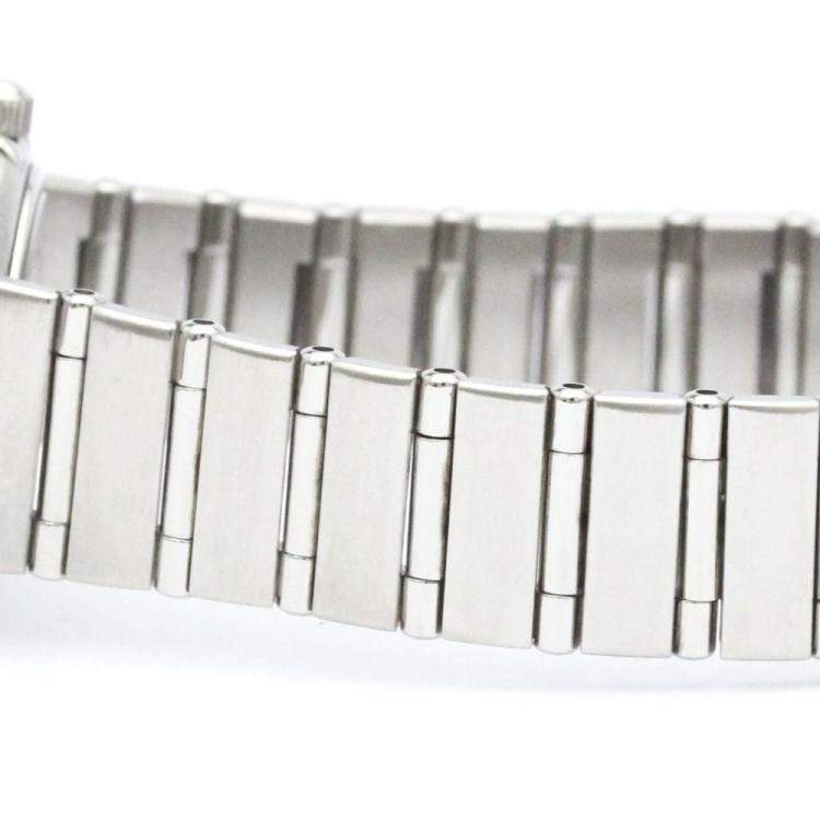 Pre Owned Omega MOP Diamonds Stainless Steel Constellation 1567.75 Women's Wristwatch 22 mm