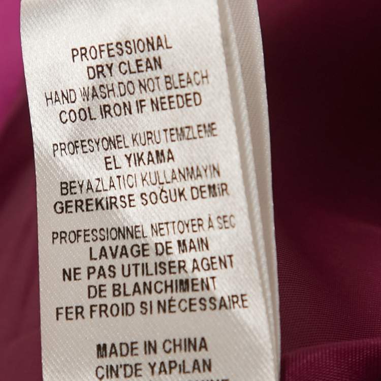 Pre Owned Opening Ceremony Pink Crepe Ruffled Mini Skirt M