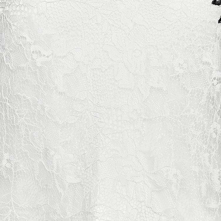 Pre Owned Oscar de la Renta Monochrome Lace Slip Dress M