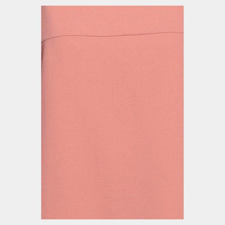 Pre Owned Oscar De La Renta Peach Wool Shift Dress L (US 10)