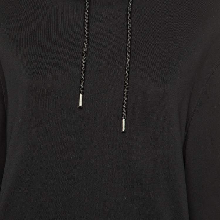 Pre Owned Paco Rabanne Black Cotton Hooded Sweatshirt XL