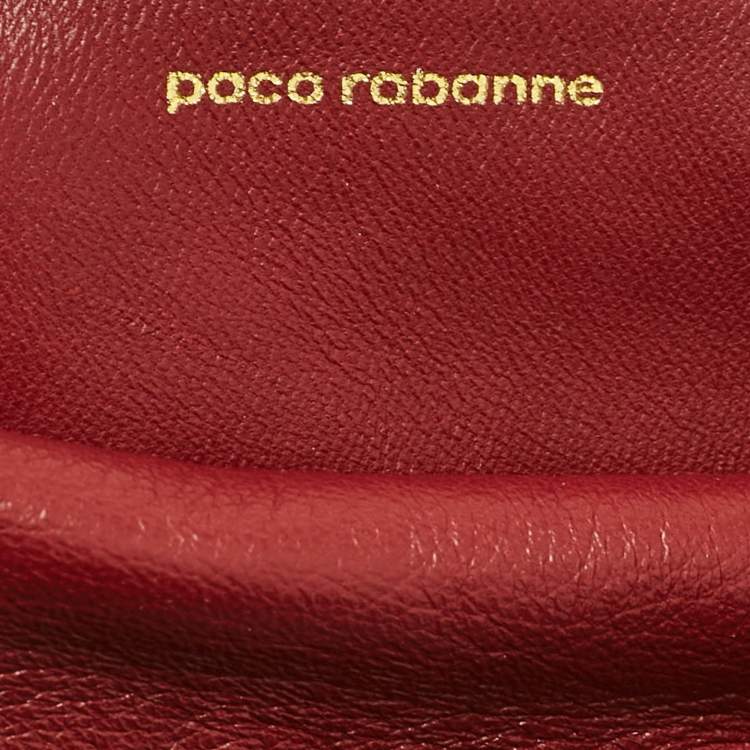 Pre Owned Paco Rabanne Gold Chainmail Clutch Bag