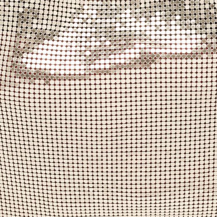 Pre Owned Paco Rabanne Gold Chainmail Clutch Bag