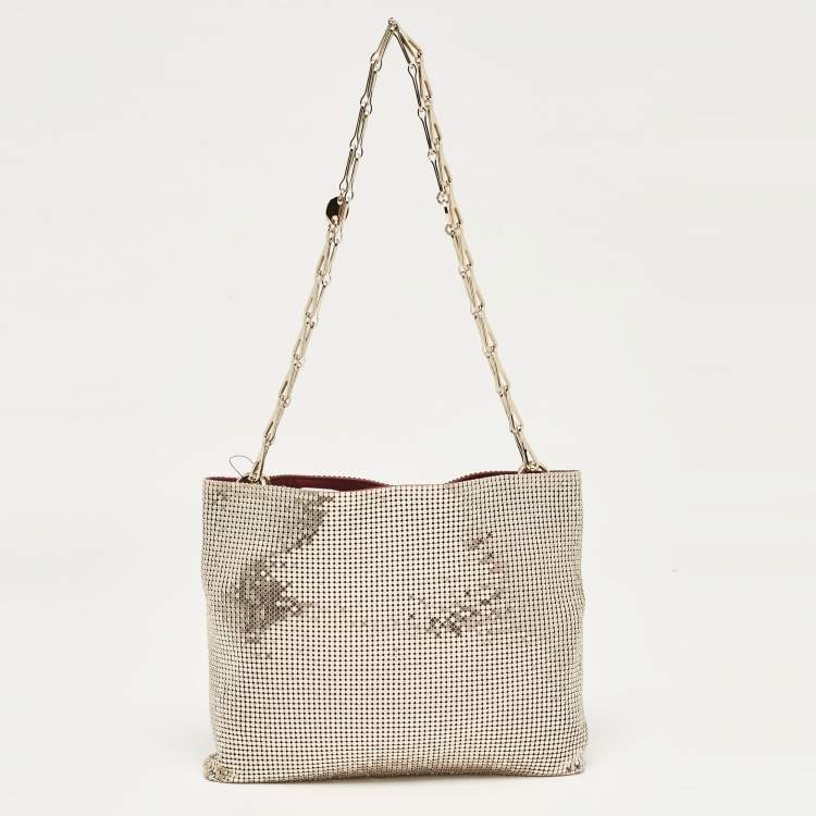 Pre Owned Paco Rabanne Gold Chainmail Clutch Bag