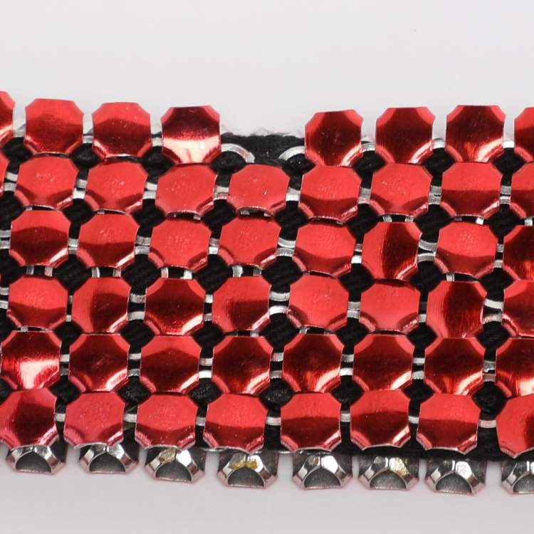 Pre Owned Paco Rabanne Multicolor Metallic Mesh Shoulder Bag