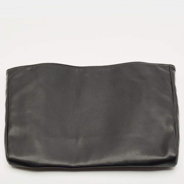 Pre Owned Paco Rabanne Black/Silver Metal Square Illusion Shoulder Bag