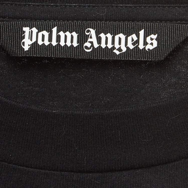 Pre Owned Palm Angels Black Pa Bear Cotton Classic T-Shirt XL