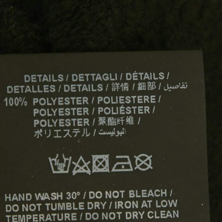 Pre Owned Palm Angels Black Printed Cotton Hoodie L