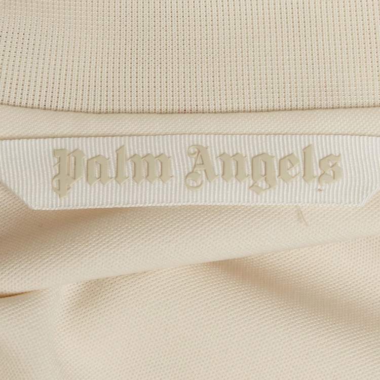 مملوكة مسبقًا Palm Angels Cream Side Tape Jersey Track Suit M