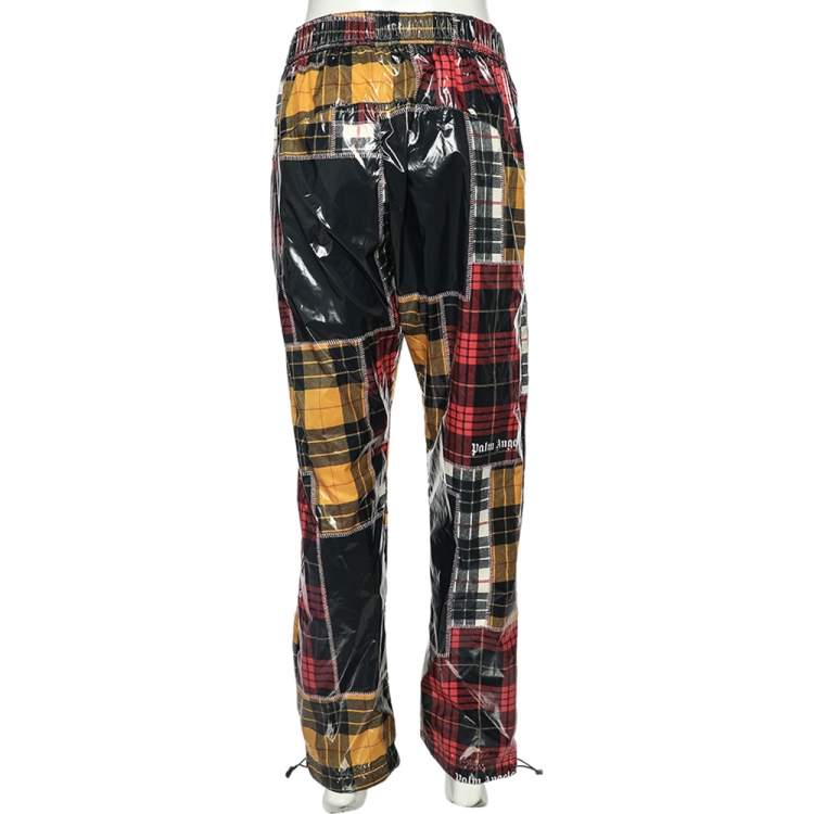 مملوكة مسبقًا Palm Angels Multicolored Checkered Synthetic Pants S