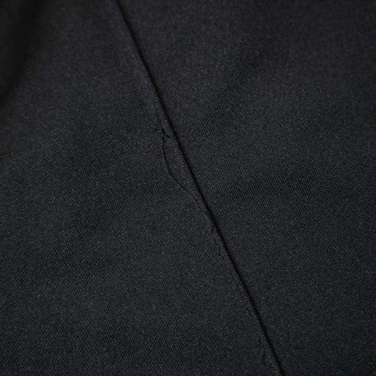 Pre Owned Palm Angels Black Synthetic Side Stripe Detail Wide-Leg Track Pants M