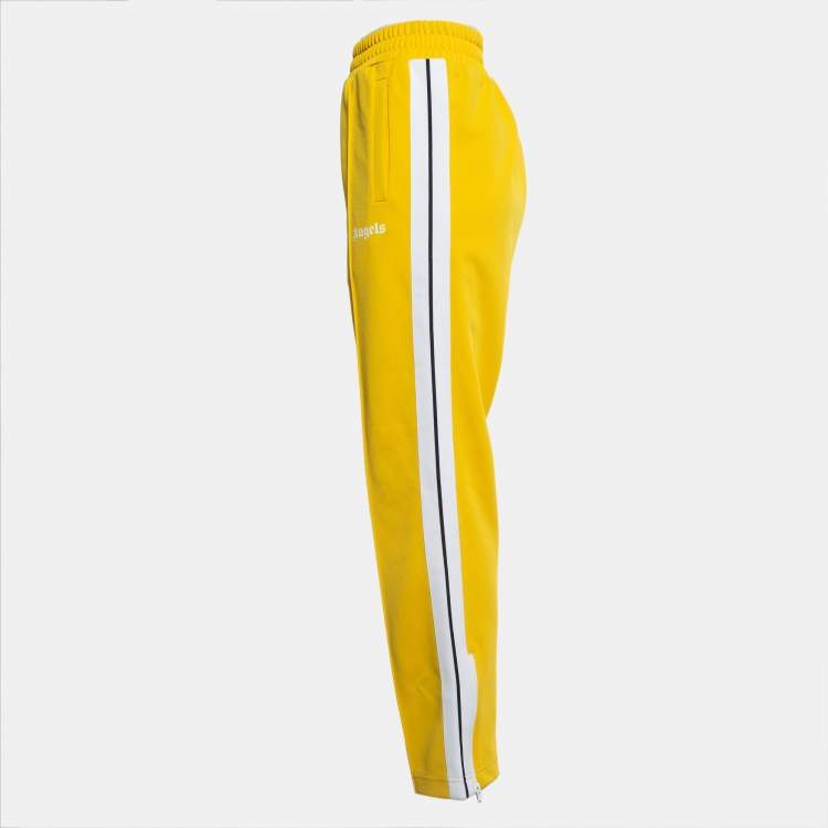 Palm Angels Yellow Synthetic Track Pants L Palm Angels | TLC