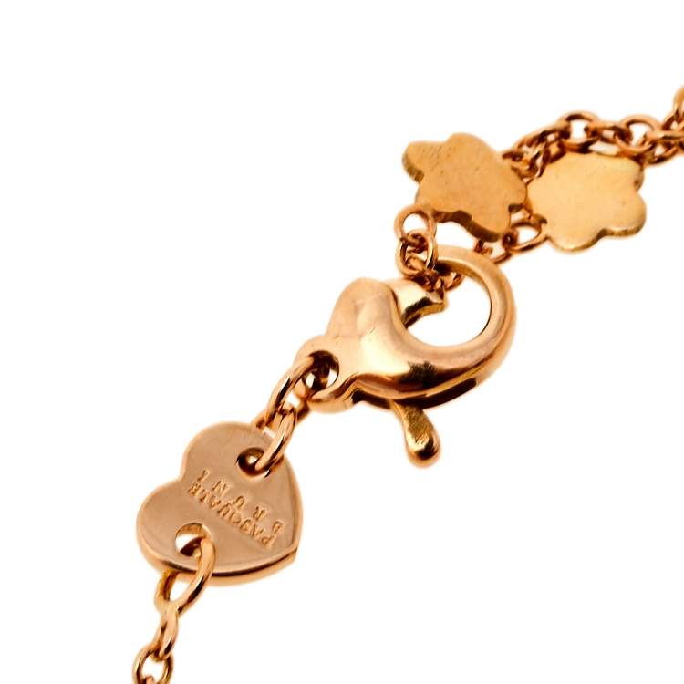 Pre Owned Pasquale Bruni Bon Ton Carnelian 18K Rose Gold Bracelet