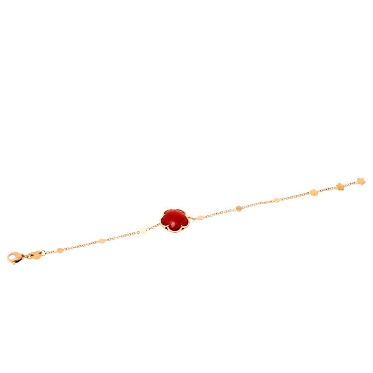 Pre Owned Pasquale Bruni Bon Ton Carnelian 18K Rose Gold Bracelet