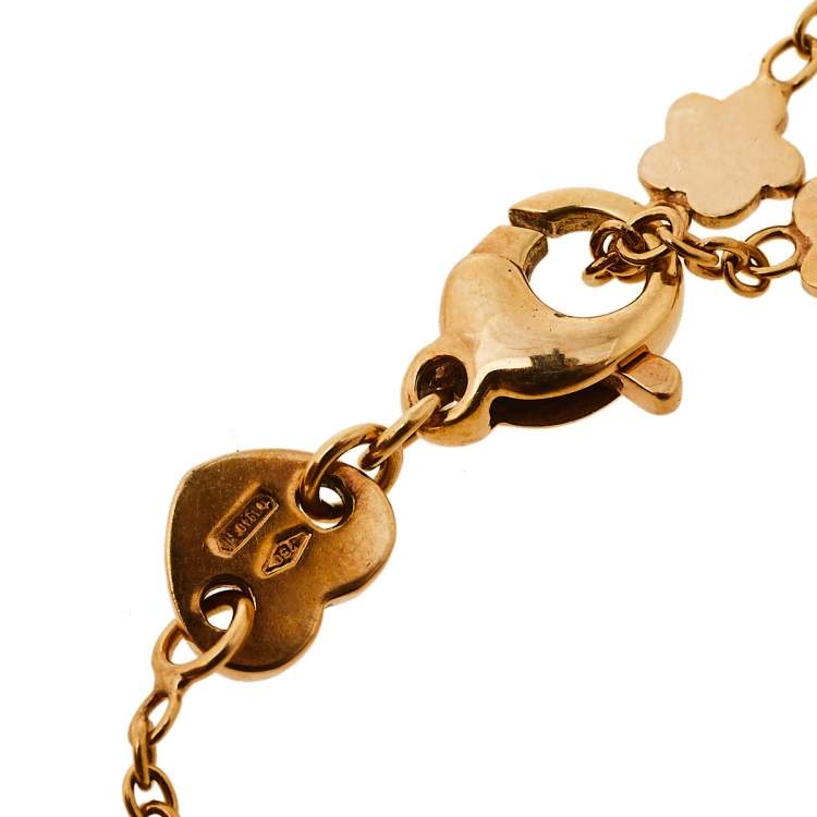 Pre Owned Pasquale Bruni Bon Ton Rose Quartz 18K Rose Gold Bracelet