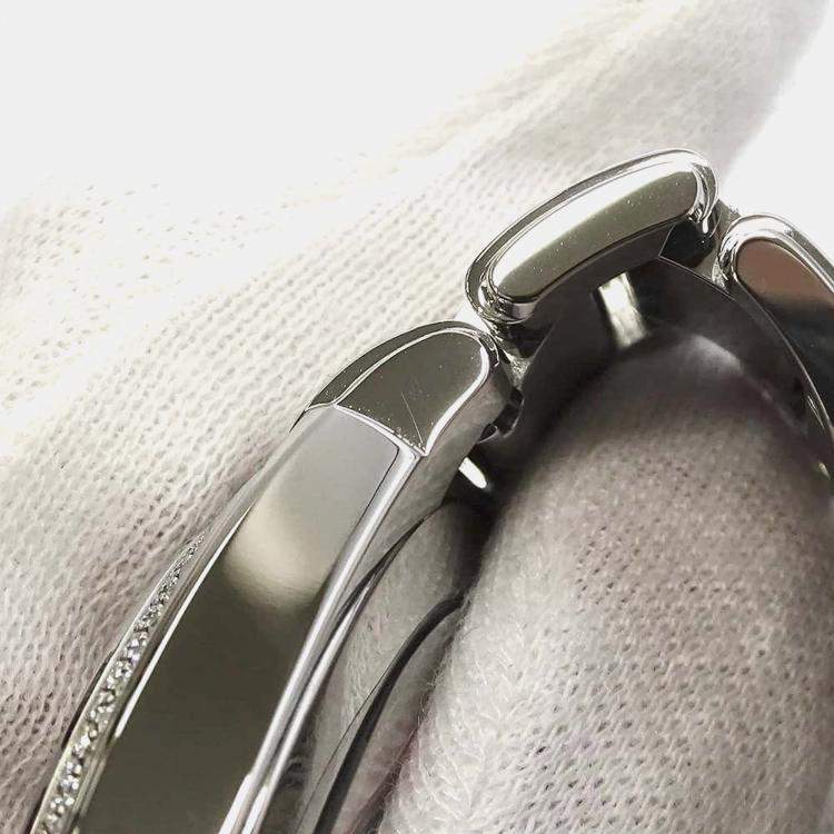 Pre Owned Patek Philippe Black Diamond Stainless Steel Twenty-4 7300/1200A-010 Women's Wristwatch 36 mm