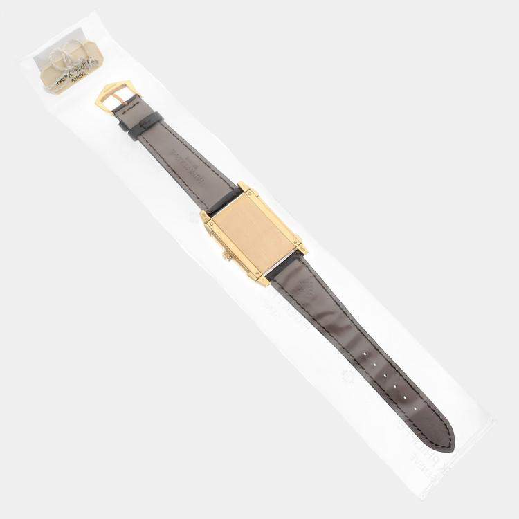 Pre Owned Patek Philippe Gondolo 5111J-001 Manual White 18K Yellow Gold Women's Wristwatch 32 mm