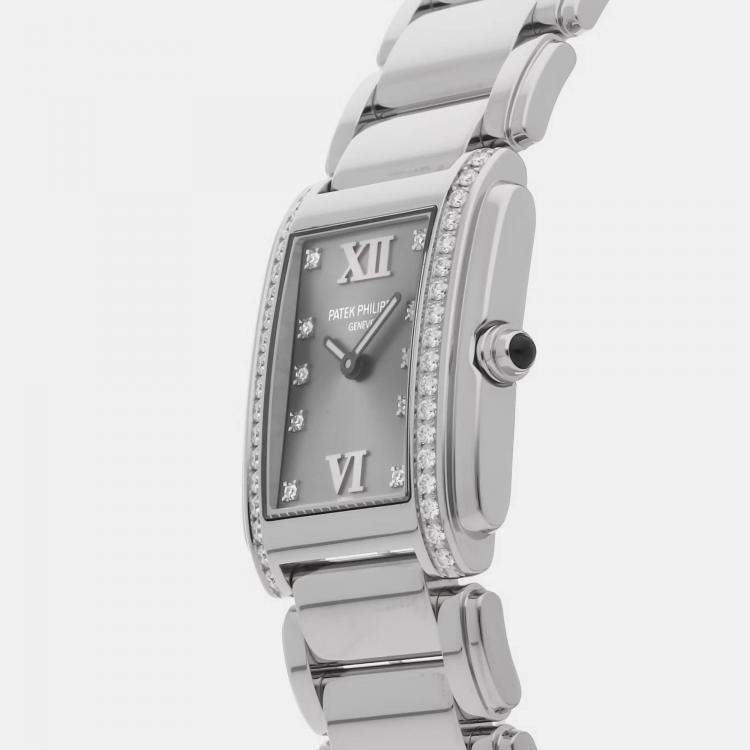 Pre Owned Pre-Owned Patek Philippe Twenty~4 4910/10A-010 25.1 mm x 30 mm