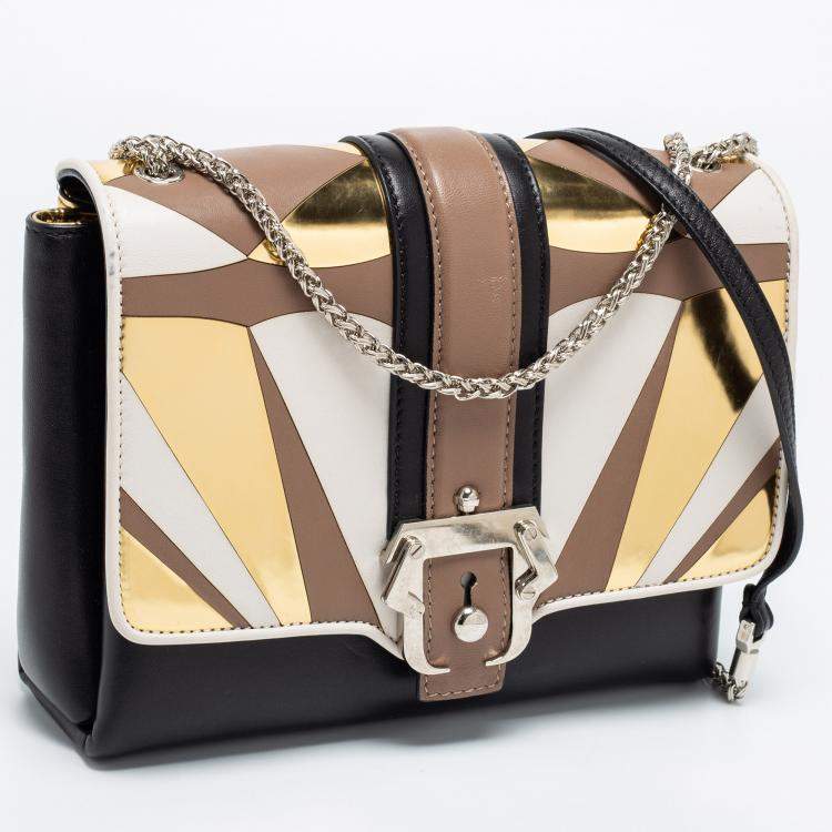 Pre Owned Paula Cademartori Multicolor Alice Chain Shoulder Bag