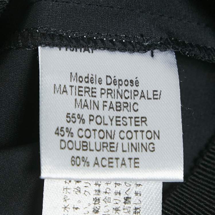 Pre Owned Paule Ka Black Cotton Blend Trousers M