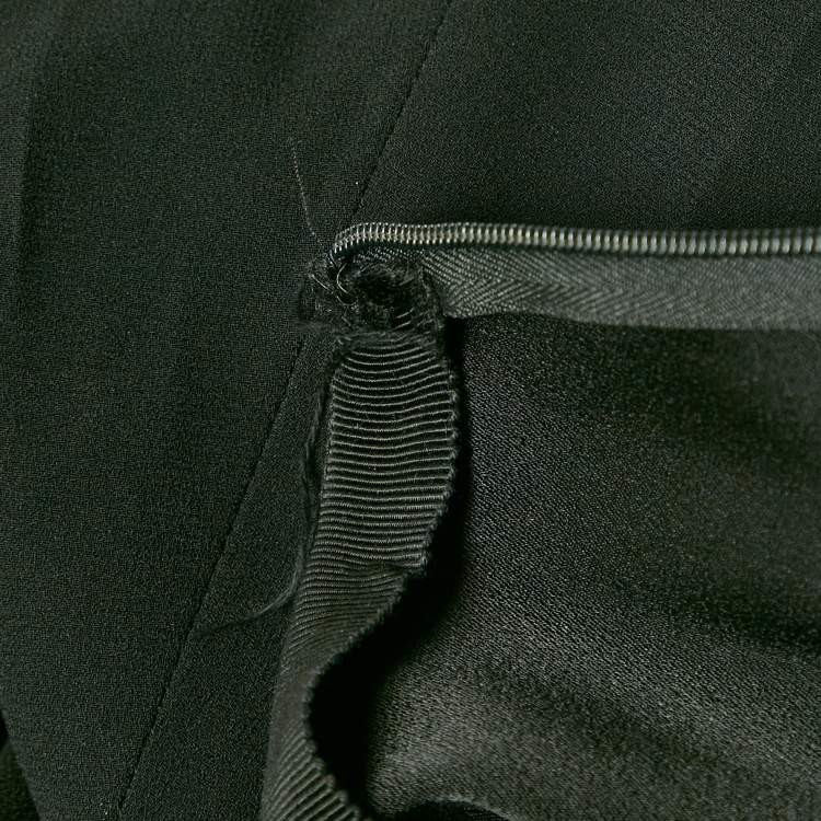 Pre Owned Paule Ka Black Crepe Formal Trousers M