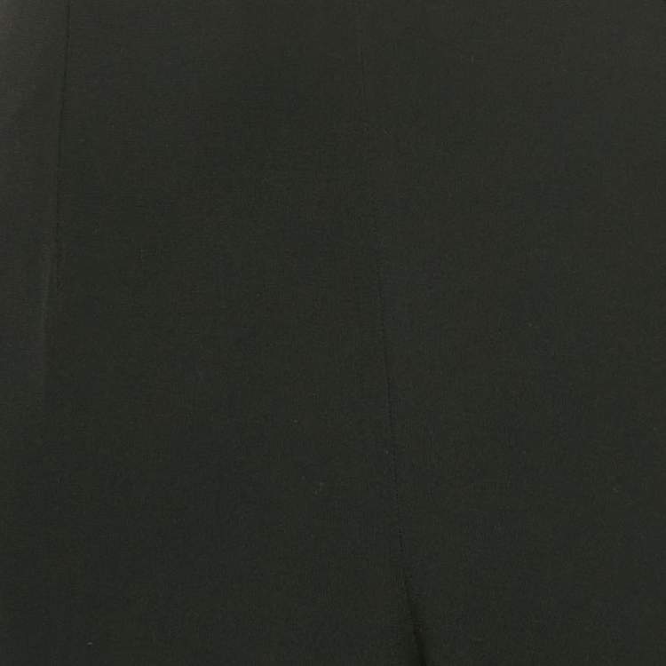 Pre Owned Paule Ka Black Crepe Formal Trousers M