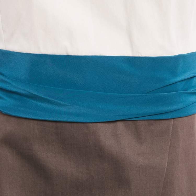Pre Owned Paule Ka Multicolor Cotton Short Dress L