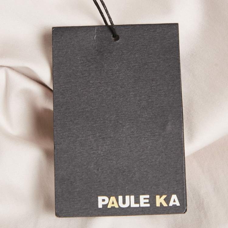 Pre Owned Paule Ka Multicolor Cotton Short Dress L