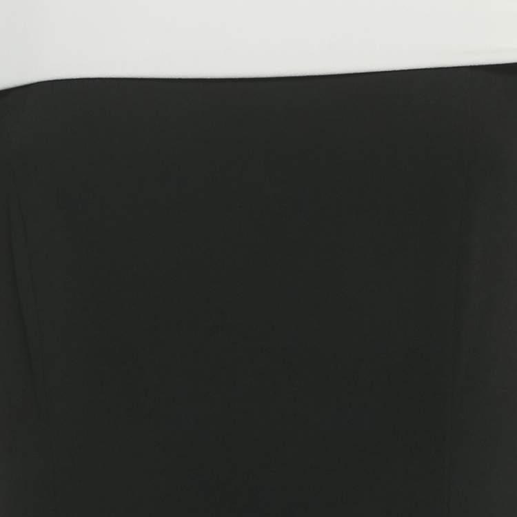 Pre Owned Paule Ka Black Sateen Cut-Out Maxi Dress M