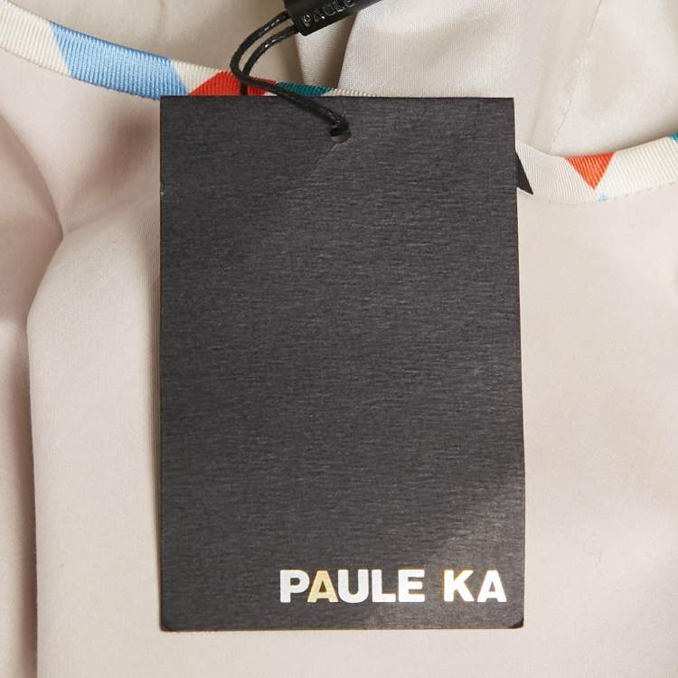 Pre Owned Paule Ka Multicolor Cotton Short Dress M