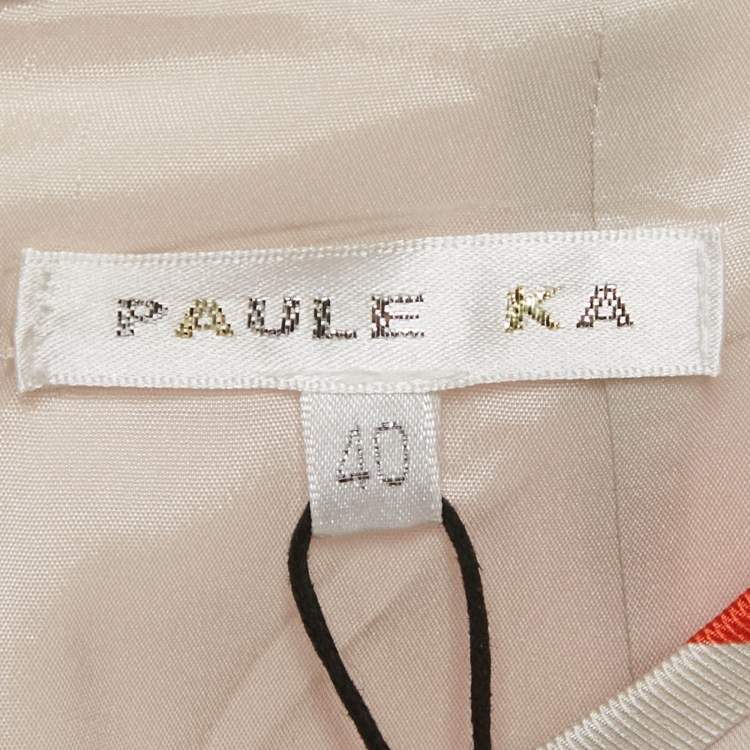 Pre Owned Paule Ka Multicolor Cotton Short Dress M