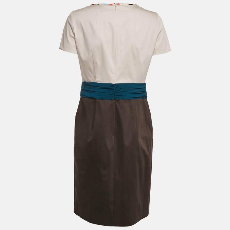 Pre Owned Paule Ka Multicolor Cotton Short Dress M