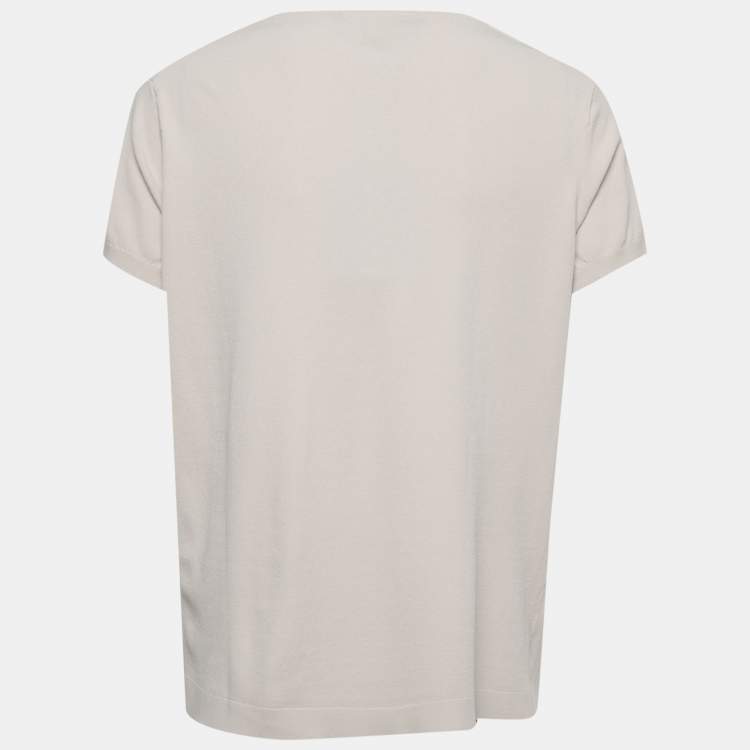 Pre Owned Paule Ka Pink Jersey Short Sleeve Top XL