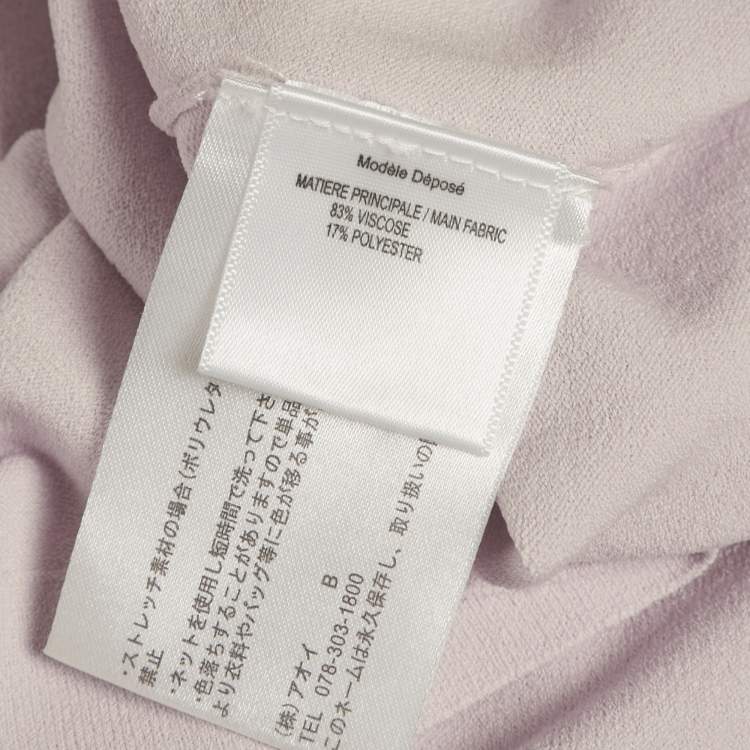 Pre Owned Paule Ka Pink Jersey Short Sleeve Top XL