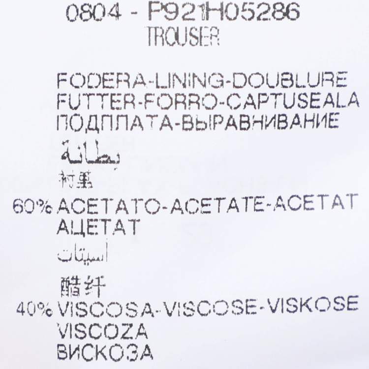 Pre Owned Perte by Krizia Purple Linen Trousers XXL