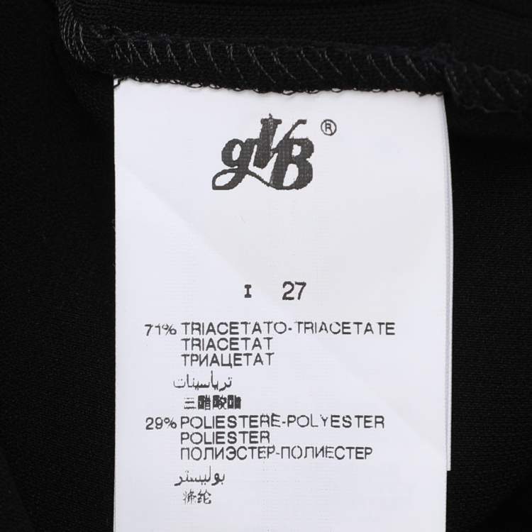 مملوكة مسبقًا Perte by Krizia Black Stretch Crepe Pants XL