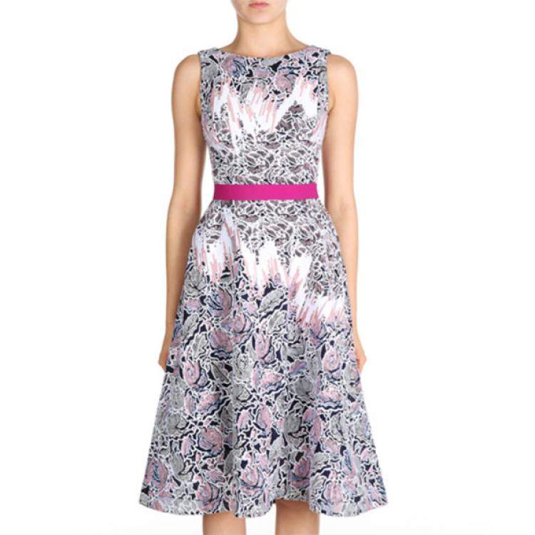 Pre Owned Peter Pilotto Axis Midi Dress M