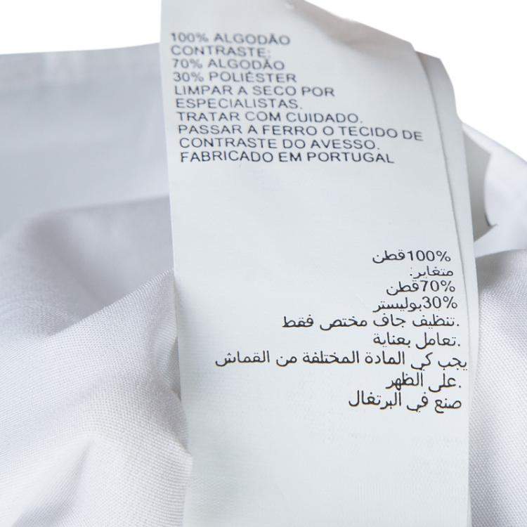 مملوكة مسبقًا Peter Pilotto White Lace Detail Long Sleeve  Eero Blouse M