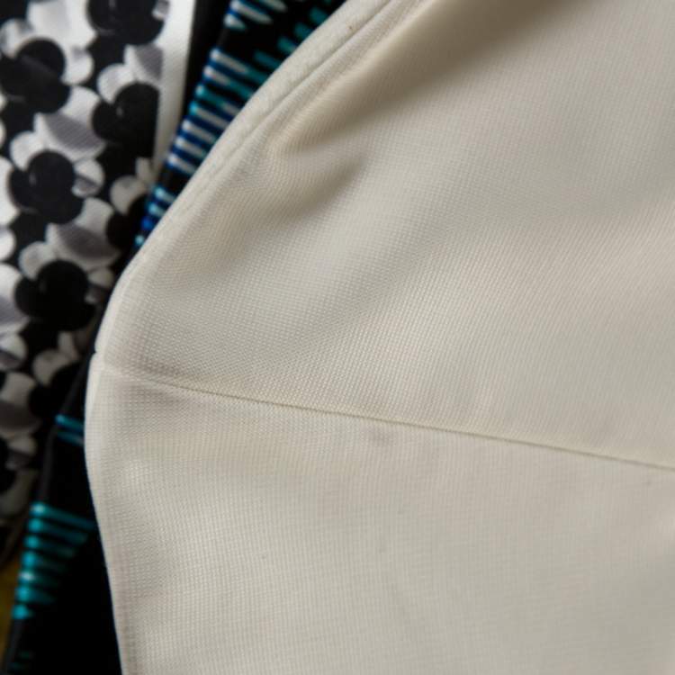 Pre Owned Peter Pilotto Multicolor Printed Silk Satin Anita Skirt S 