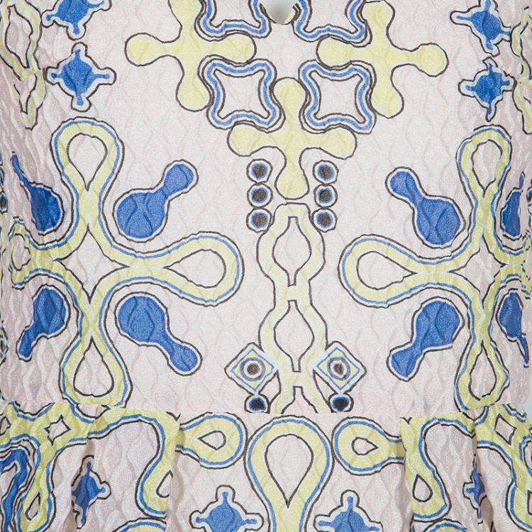Pre Owned Peter Pilotto Multicolor Print Sleeveless Top S
