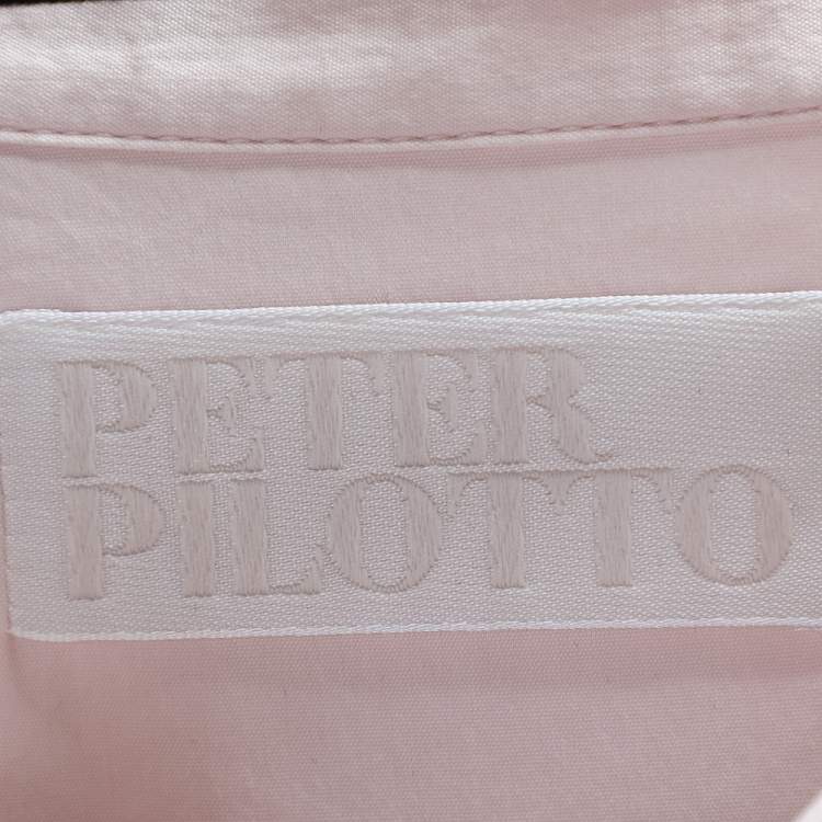 Pre Owned Peter Pilotto Multicolor Striped Cotton Cutout Sleeve Detail Shirt S