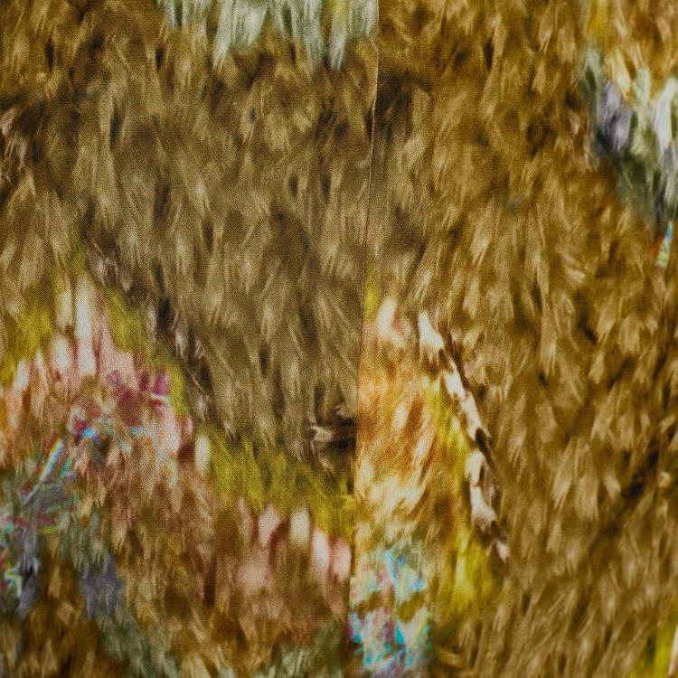 Pre Owned Peter Pilotto Multicolor Printed Silk Dress S