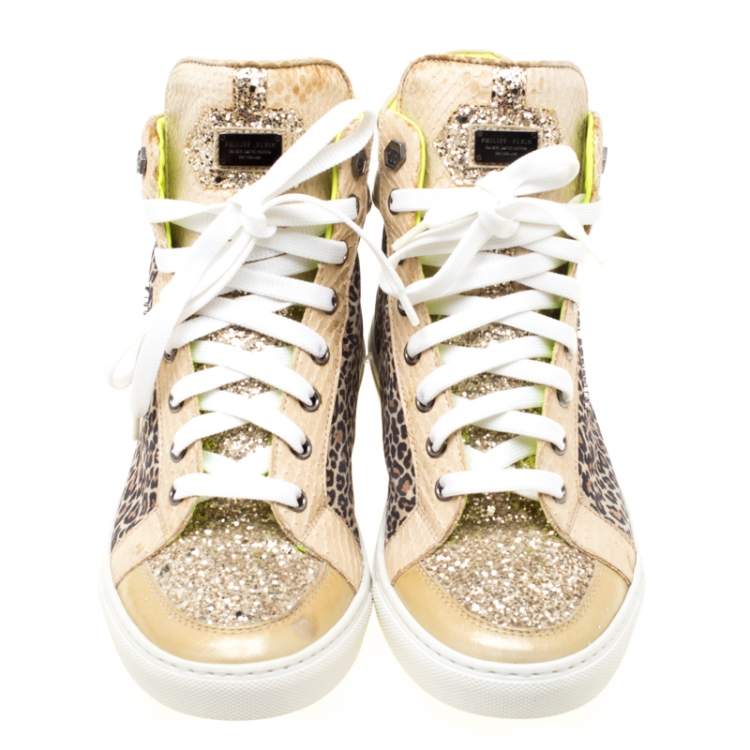 philipp plein glitter sneakers