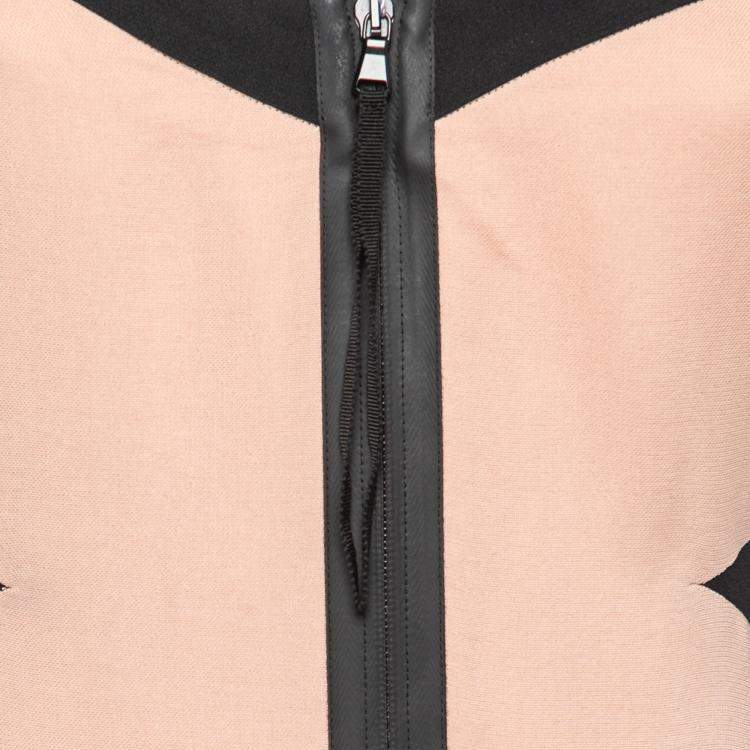 Pre Owned Philosophy Bicolor Paneled Noodle Strap Flared Dress S