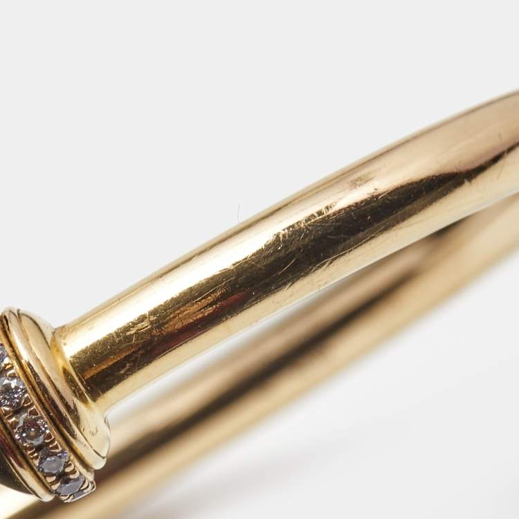 Pre Owned Piaget Possession Diamond 18k Yellow Gold Bracelet 15
