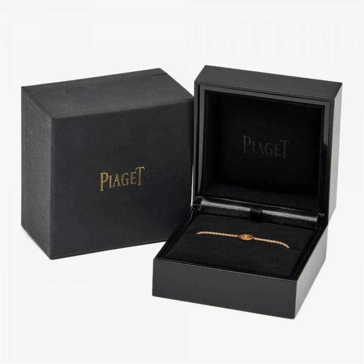 Pre Owned Piaget Rose Diamond 18k Rose Gold Necklace