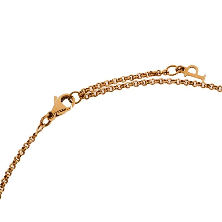 Pre Owned Piaget Possession Toi & Moi Diamond 18K Gold Pendant Necklace