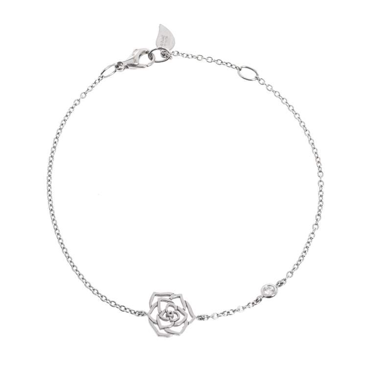Pre Owned Piaget Rose Diamond 18K White Gold Bracelet